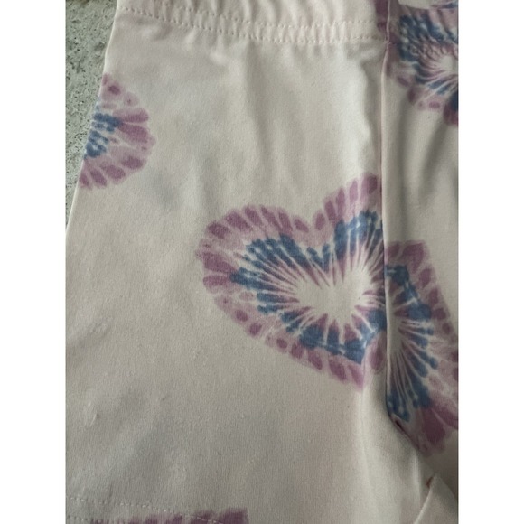 Carter's Set Of 2 Toddler Girls Bike Shorts- Tie-Dye Heart & Lemon Prints - 24 M - Picture 6 of 8